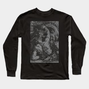 Dragon devouring Long Sleeve T-Shirt